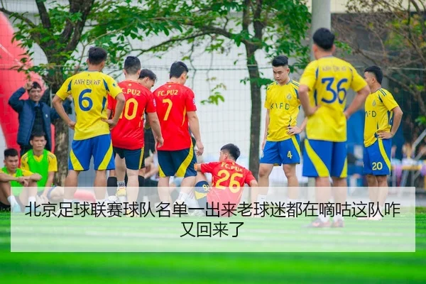 北京足球联赛球队名单一出来老球迷都在嘀咕这队咋又回来了（kaiyun）